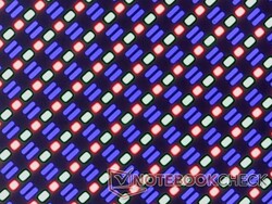 Haarscherpe RGB-subpixels