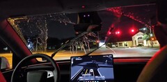 Nieuwe Tesla Model Y reinigingsroutine voor ruitenwissers. (Afbeeldingsbron: @DirtyTesLa/X)