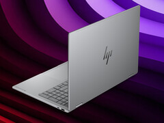 HP's nieuwe OmniBook X Flip 16 in een van de drie lanceringskleuren.