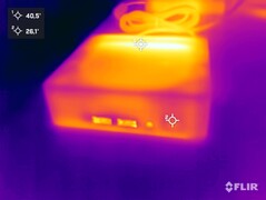 Intel NUC 13 Pro Kit vs. stresstest (voorzijde)