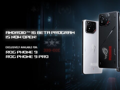 Het Android 16 Beta Programma voor de ROG Phone 9-serie bevat niet de ROG Phone 9 FE. (Afbeeldingsbron: Asus ROG)