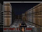 Een prototype van DOOM dat draait op een NEO Geo AES
