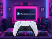 De DualSense PS5-controller is te zien terwijl deze inlogt op PSN