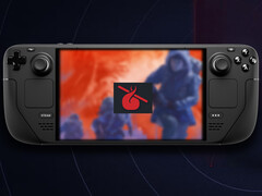 Het laatste spel van Horror Icons Showcase is The Thing: Remastered. Afgebeeld: Steam Deck waarop het spel draait. (Afbeeldingsbron: Humble Bundle en Steam - bewerkt)