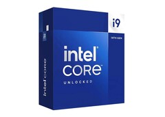 Overklokkers blijven de grenzen van Intel Raptor Lake-R opzoeken. Productdoos afgebeeld.