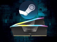 Banner voor maart 2026 Steam-onderzoek met 16 GB DDR5 RAM