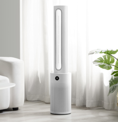 De Mijia Smart Bladeless Zuiveringsventilator kan windsnelheden leveren tot 15,5 m/s (~51 ft/s). (Afbeelding bron: Xiaomi)