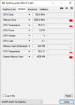GPU-Z: Sensoren