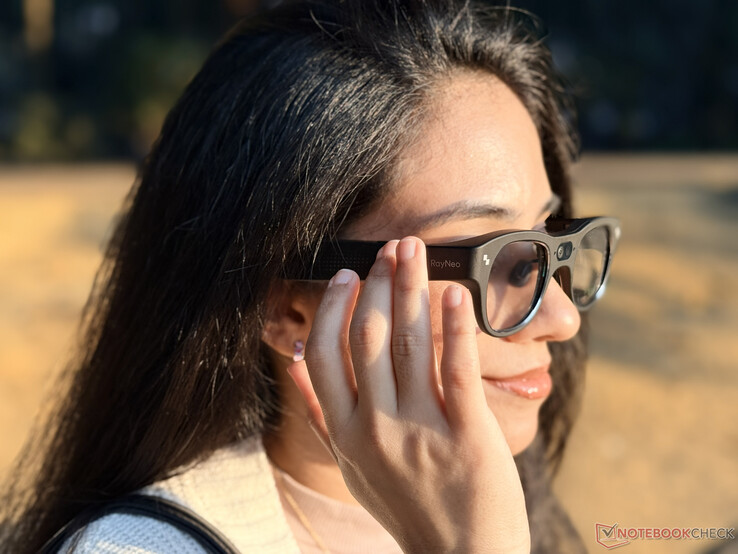 De brilpootjes kunnen veeg- en tikbewegingen registreren