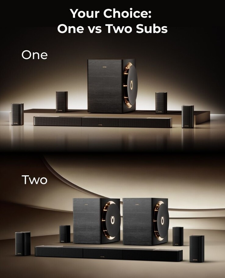 Ultimea's Skywave X100 Dual 9.2.6 en de Skywave X100 9.1.6