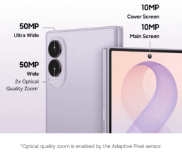 Camera-specificaties van de Z Fold8