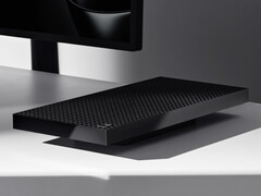 De Surface RTX Spark Dev Box bevat 1.000 luchtopeningen als weergave van de 1.000 teraflops aan rekenprestaties.