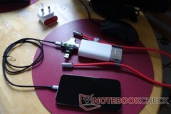 De Pouch in actie. (Bron: Notebookcheck)