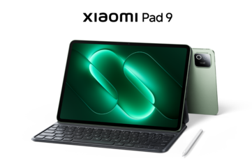 Xiaomi Pad 9 met toetsenbord en stylus