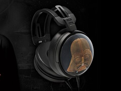 Audio-Technica heeft de limited-edition ATH-AWSW-DV houten hoofdtelefoon aangekondigd, versierd met Darth Vader uit Star Wars. (Afbeeldingsbron: Audio-Technica)