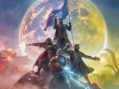 Afbeelding van een squadron in Helldivers 2. (Afbeelding Bron: Arrowhead) 