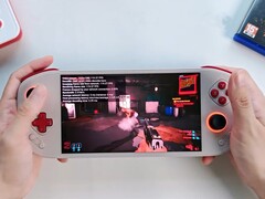 Het 144Hz OLED-scherm van de Mangmi Pocket Max maakt het streamen van games een genot. (Afbeeldingsbron: Mangmi)