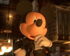 Koning Mickey in Kingdom Hearts 4, afgebeeld terwijl hij nadenkt