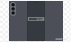 De Samsung Galaxy G Fold zou wel eens buiten het bereik van de meeste gebruikers kunnen liggen (bron: Android Authority)