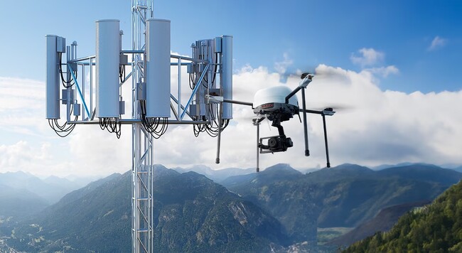 Drone-gebaseerde industriële inspectie is waar de ILX-LR1 moet schitteren (Afbeelding Bron: Sony)