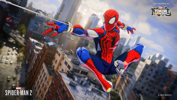Het Spider-Man-pak uit Marvel Tokon: Fighting Souls.