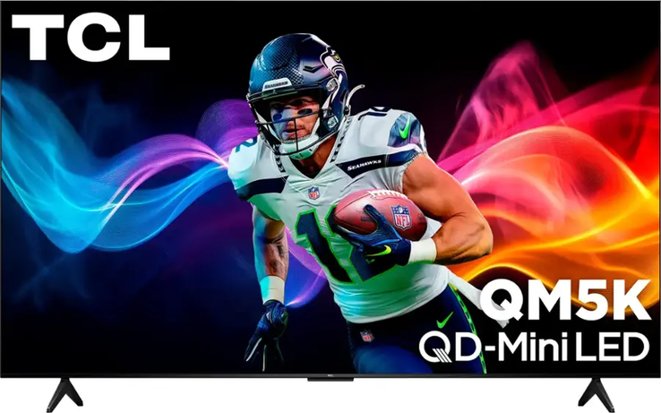 De TCL QM5K 4K QD-Mini LED Smart TV. (Afbeeldingsbron: TCL)