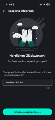 Wijs een naam toe en u bent klaar