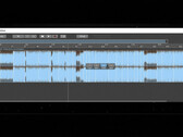 Audionaut, een opensource-multitrack-audio-editor met een audiogolfvorm op de bewerkingstijdlijn.