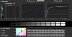 CalMAN grayscale - na calibratie