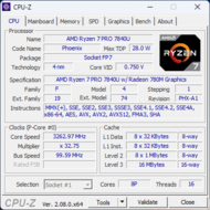 CPU-Z overzicht