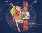 Super Kaguya-hime! Kaguya-smartwatch met rood bandje in personagethema en anime-wijzerplaat
