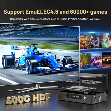 De Super Console X3 Pro kan naar verluidt vele platformen emuleren (Afbeelding bron: KinHank)