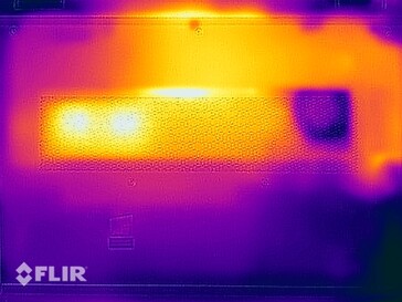 Oppervlaktetemperaturen stresstest (onderzijde)