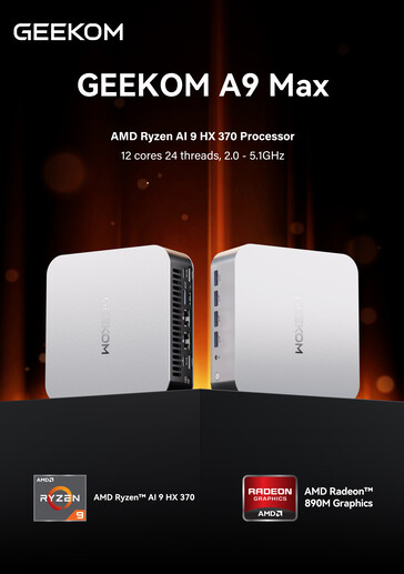Geekom A9 Max. (Afbeeldingsbron: Notebookcheck)