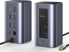 De Baseus Nomos NU1 Air Spacemate heeft vier poorten aan de voorkant en acht aan de achterkant. (Afbeeldingsbron: Baseus/Amazon)