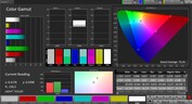 CalMAN kleurruimte AdobeRGB - externe weergave
