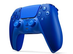 De Icon Blue Special Edition DualSense-controller heeft kleine PlayStation-pictogrammen op het touchpad.