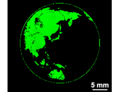 Onderzoekers creëren 's werelds kleinste LED's met perovskiettechnologie en bereiken daarmee een record pixeldichtheid (Afb. bron: Zhejiang University)