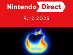 Banner voor Nintendo Direct en Apple evenement (bron: Nintendo of America, Apple met bewerkingen)