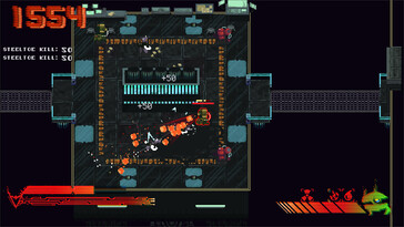 Afbeelding: een screenshot van de gameplay uit RAM: Random Access Mayhem.