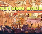 Het officiële artwork van de Steam Herfstuitverkoop van 2025. (Afbeelding Bron: Valve)  