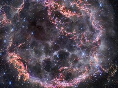 Een nieuwe, zeer gedetailleerde foto, gemaakt door de NIRCam-camera van NASA's James Webb Space Telescope, onthult de ingewikkelde details van het Cassiopeia A supernovarestant. (Afbeeldingsbron: NASA, ESA, CSA, STScI, Danny Milisavljevic (Purdue University), Ilse De Looze (UGent), Tea Temim (Princeton University))