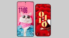 Met dunnere randen en een kleiner ponsgat wil de Xiaomi 16 (rechts) de concurrentie aangaan met de Samsung Galaxy S26 Ultra. (Afbeeldingsbron: Ice Universe)