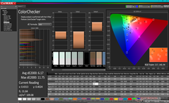 ColorChecker vóór kalibratie