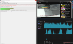 LatencyMon tijdens het afspelen van YouTube 4K-video
