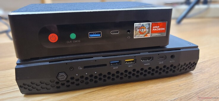 Boven: Beelink GTR6, Onder: Intel NUC11PHKi7C Boven: Beelink GTR6, Onder: Intel NUC11PHKi7C