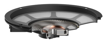 Met de hand gemaakte 58mm geïntegreerde driver-unit. (Afbeeldingsbron: Audio-Technica)