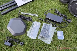 Inhoud van de twee kartonnen dozen