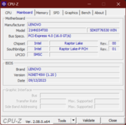 CPU-Z moederbord