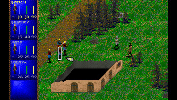 Afbeelding: Een screenshot van de gameplay van Darklands.